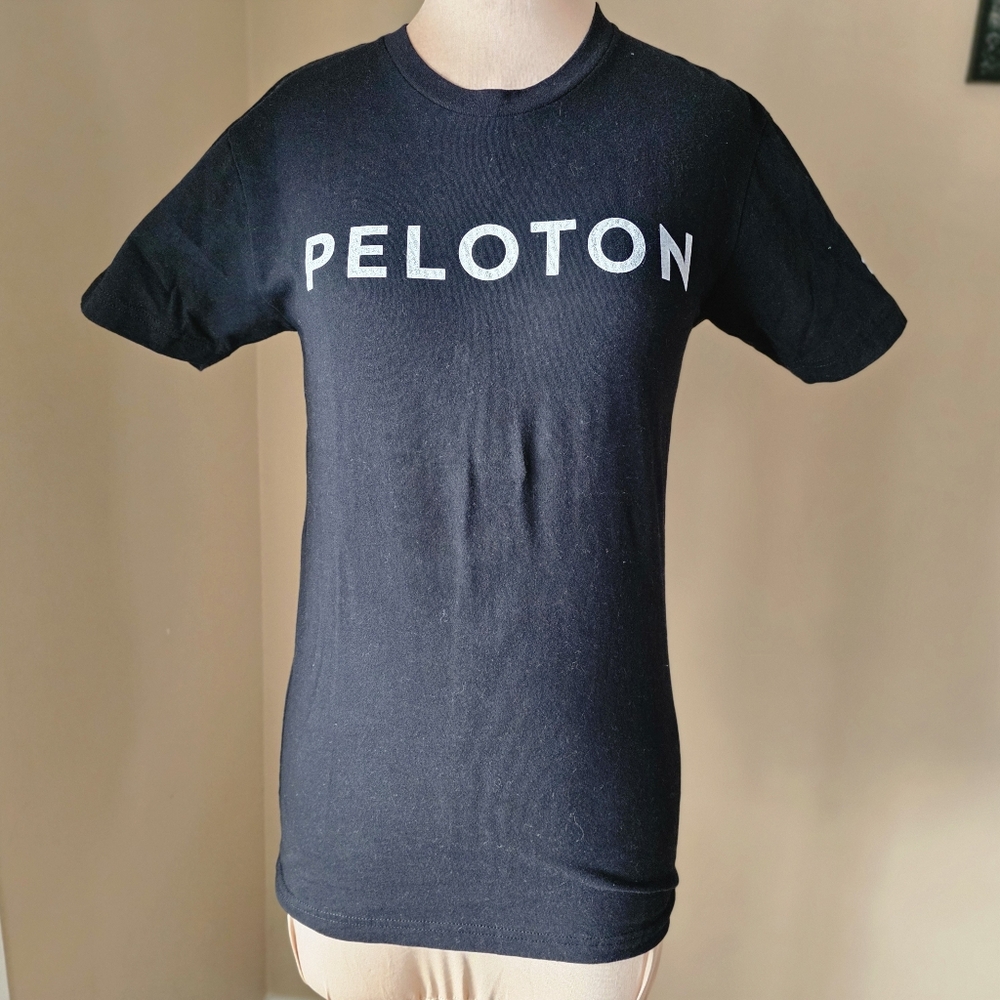 Peloton Century Club 100 Ride Black TShirt Womens XSmall Next Level Brand